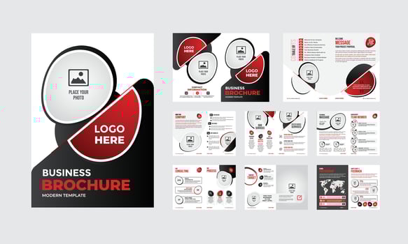 Multipurpose Business Brochure Template Design vector