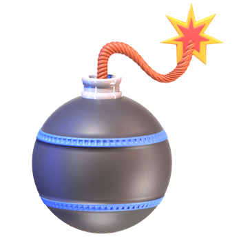 3D ISOLATED ICON ILLUSTRATION GAME WEAPON png