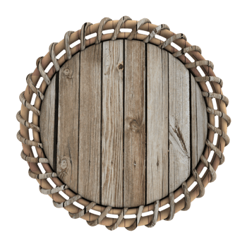 wood sign 3d render transparency png