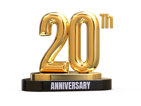 anniversary gold trophy on a white background png