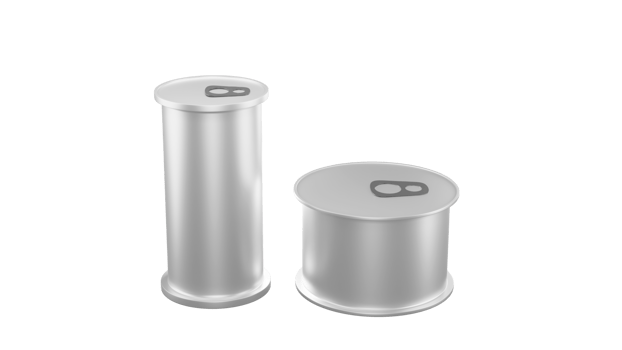 3D rendering of aluminium can, design for soft drink, energy drinks, canned food png