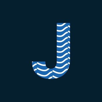 J letter logo or j text logo and j word logo design. vector
