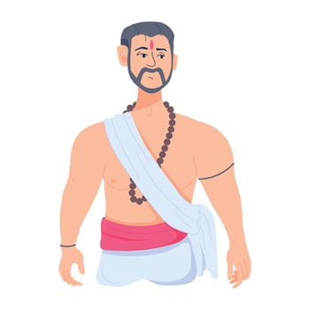 Trendy Indian Man vector