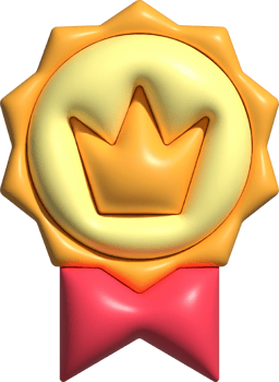 3d rendered medal reward rating rank verified quality badge icon png