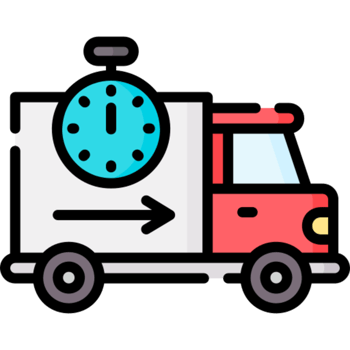 delivery truck illustration design png