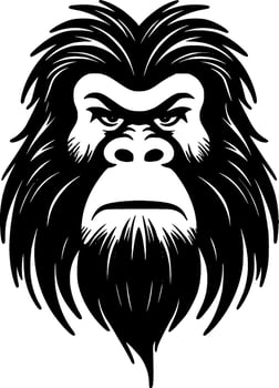 Bigfoot - Minimalist and Flat Logo - Vector illustration
