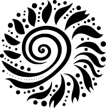 Boho, Minimalist and Simple Silhouette - Vector illustration