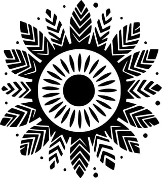 Boho - Minimalist and Flat Logo - Vector illustration