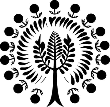 Boho, Minimalist and Simple Silhouette - Vector illustration