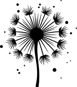 Dandelion - High Quality Vector Logo - Vector illustration ideal for T-shirt graphic