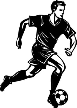 Football - High Quality Vector Logo - Vector illustration ideal for T-shirt graphic