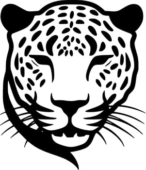 Leopard - Minimalist and Flat Logo - Vector illustration