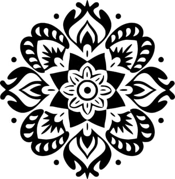 Mandala - High Quality Vector Logo - Vector illustration ideal for T-shirt graphic