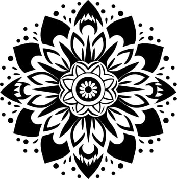 Mandala - High Quality Vector Logo - Vector illustration ideal for T-shirt graphic