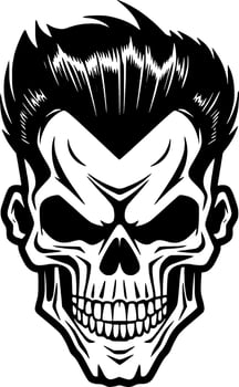 Skull - High Quality Vector Logo - Vector illustration ideal for T-shirt graphic