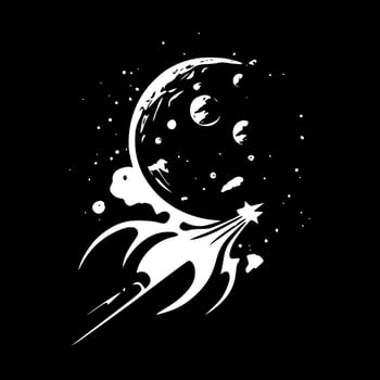 Space - High Quality Vector Logo - Vector illustration ideal for T-shirt graphic
