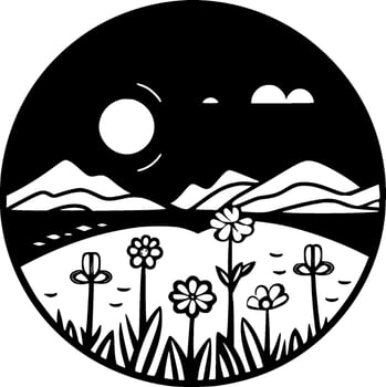 Spring - Minimalist and Flat Logo - Vector illustration