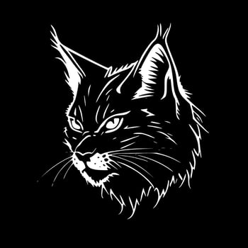 Wildcat - Minimalist and Flat Logo - Vector illustration