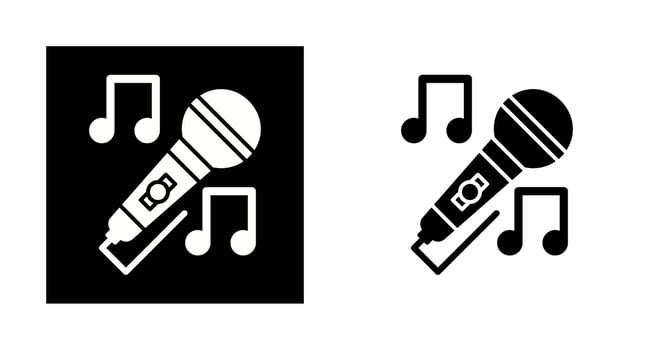 Karaoke Vector Icon