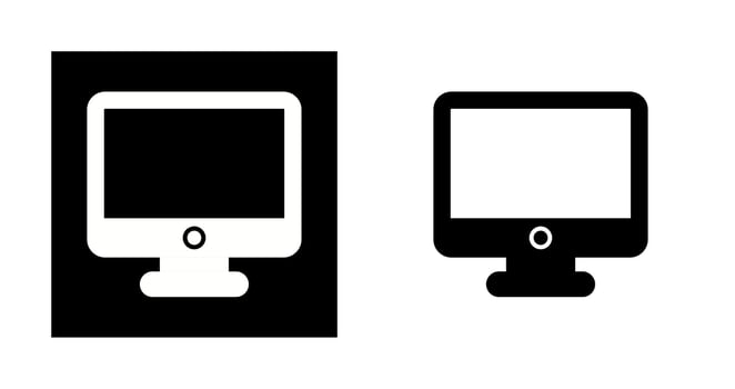 Monitor Vector Icon