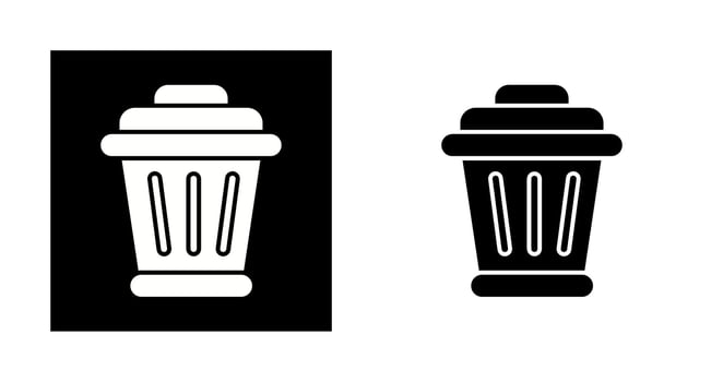 Garbage Vector Icon