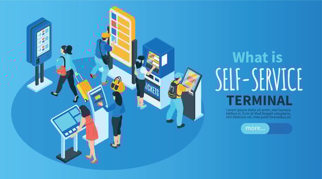 Sef Service Horizontal Banner vector