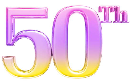 Happy Anniversary Number 3d render transparency png