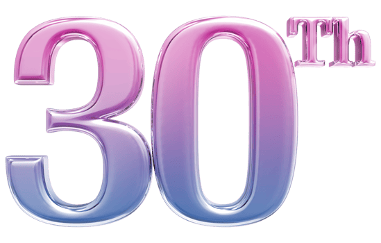 Happy Anniversary Number 3d render transparency png