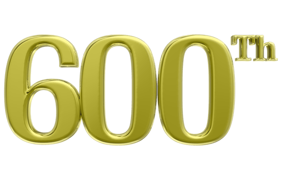 Happy Anniversary Number 3d render transparency png