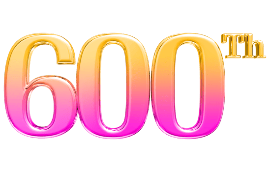 Happy Anniversary Number 3d render transparency png