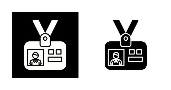 Id Card Vector Icon