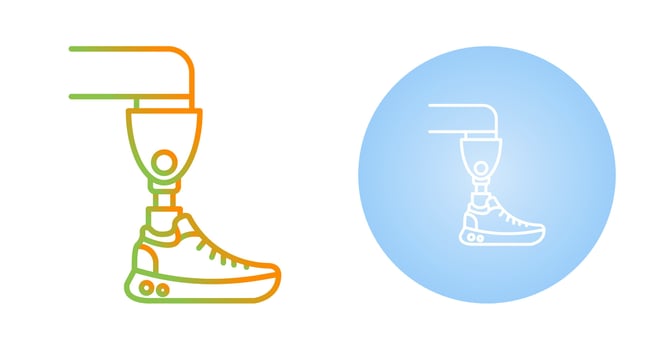 Prosthetics Vector Icon