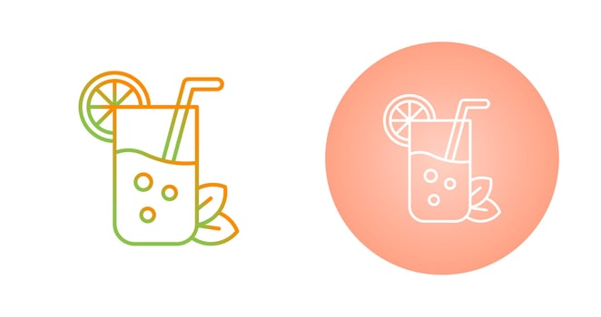 Lemonade Vector Icon