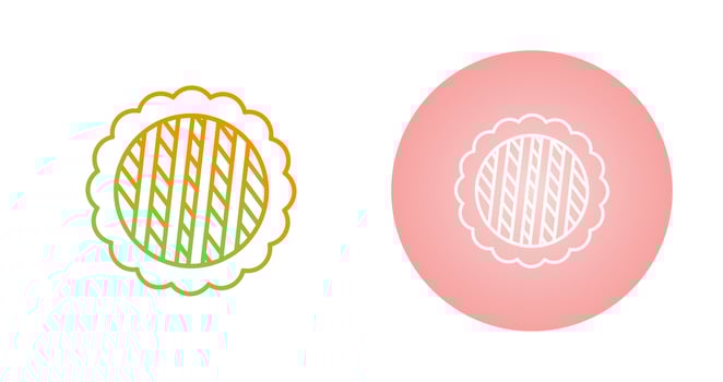 Pie Vector Icon