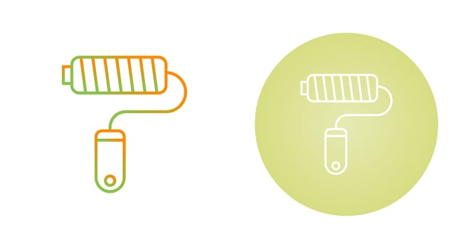 Painting Roller Vector Icon