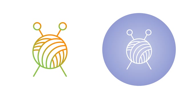 Knitting Vector Icon