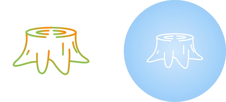 Deforestation Vector Icon