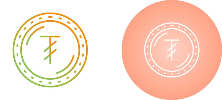 Tugrik Currency Vector Icon
