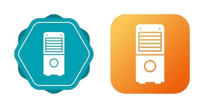 Air Dehumidifier Vector Icon
