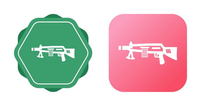Machine Gun Vector Icon