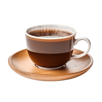 Hot tea cup isolated png