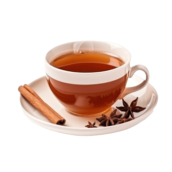 Hot tea cup isolated png
