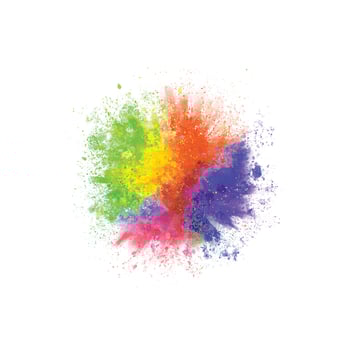 Vector watercolor happy holi background