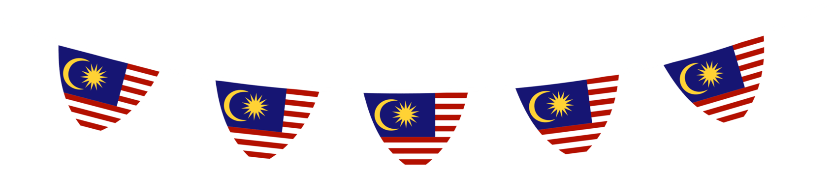 Hanging Malaysia flag png