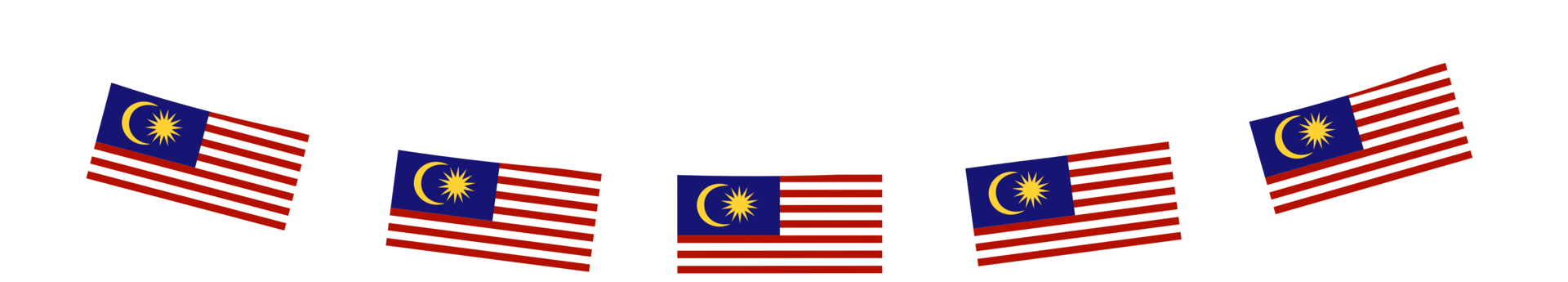 Hanging Malaysia flag png