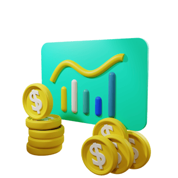 Dollar Coin 3D Icon png