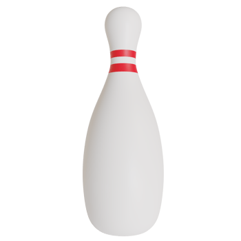 bowling ball and pins 3d rebder,sports equipment png