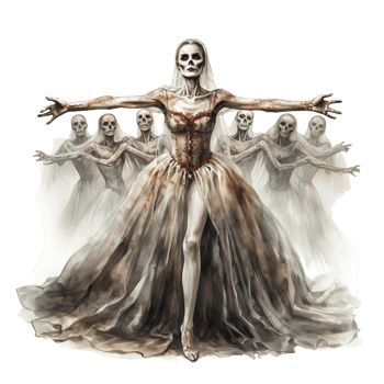 Victorian Halloween Watercolor png
