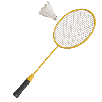 badminton shuttlecock 3d render,sports equipment png