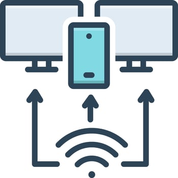 color icon for provision vector